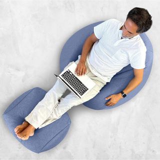 Puff salon con reposapiés - Puf gigante gamer XXL
