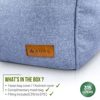 Puff salon con reposapiés - Puf gigante gamer XXL