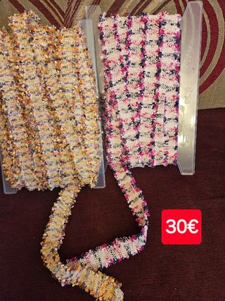 2 rollos pasamanería  chanel