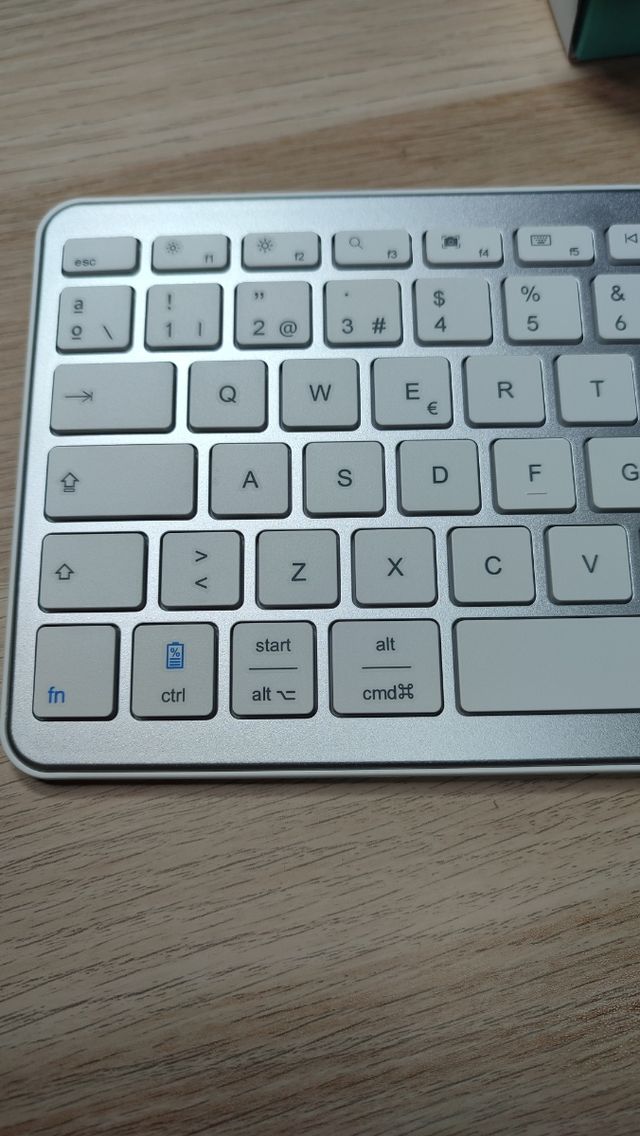 Teclado inalámbrico recargable PC, Mobil y mas