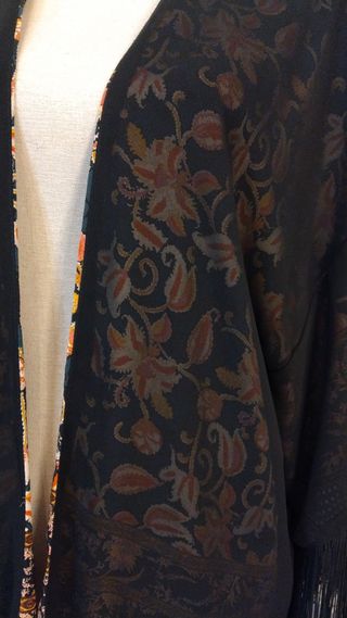 Kimono Flores Reversible Flecos