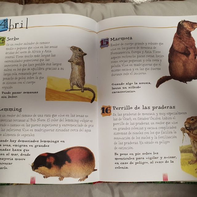 Libro "Lee cada día 365 curiosidades de Animales"