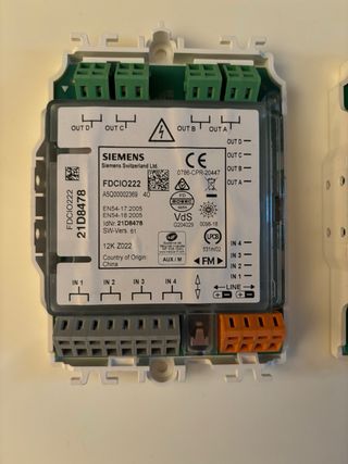 5 MODULI 4ingressi/4uscite NUOVI,SIEMENS FDCIO222