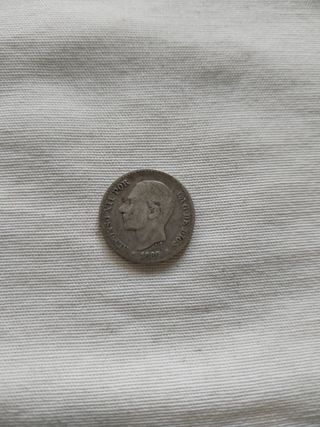 Monedas de plata Alfonso XII