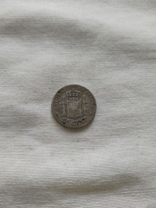 Monedas de plata Alfonso XII