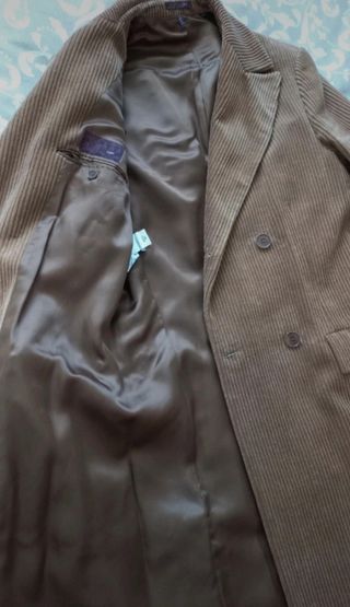 Abrigo de pana