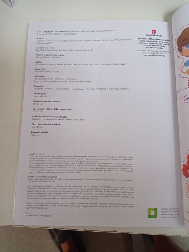 LIBRO LENGUA 1 Primaria más Savia