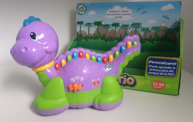 Letrasaurio de leap frog. Jugete 