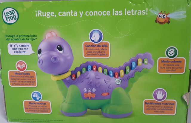 Letrasaurio de leap frog. Jugete 