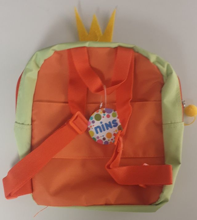 Mochila para niños con forma de rana