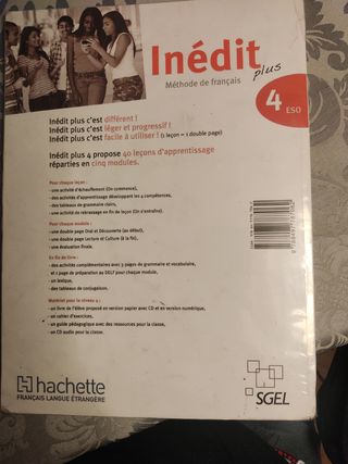 Pack Francés 4 ESO INEDIT PLUS 
