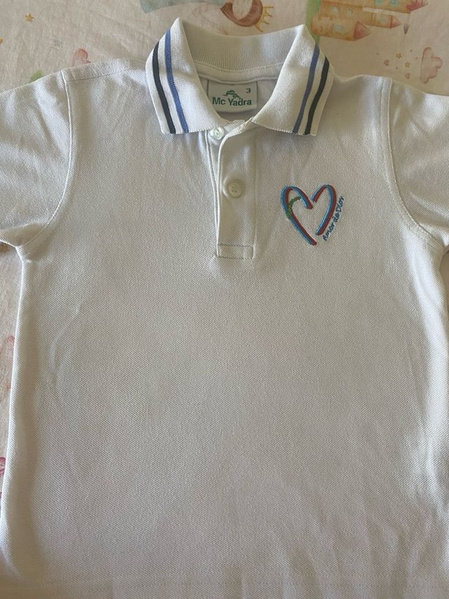 Polo blanco amor de dios