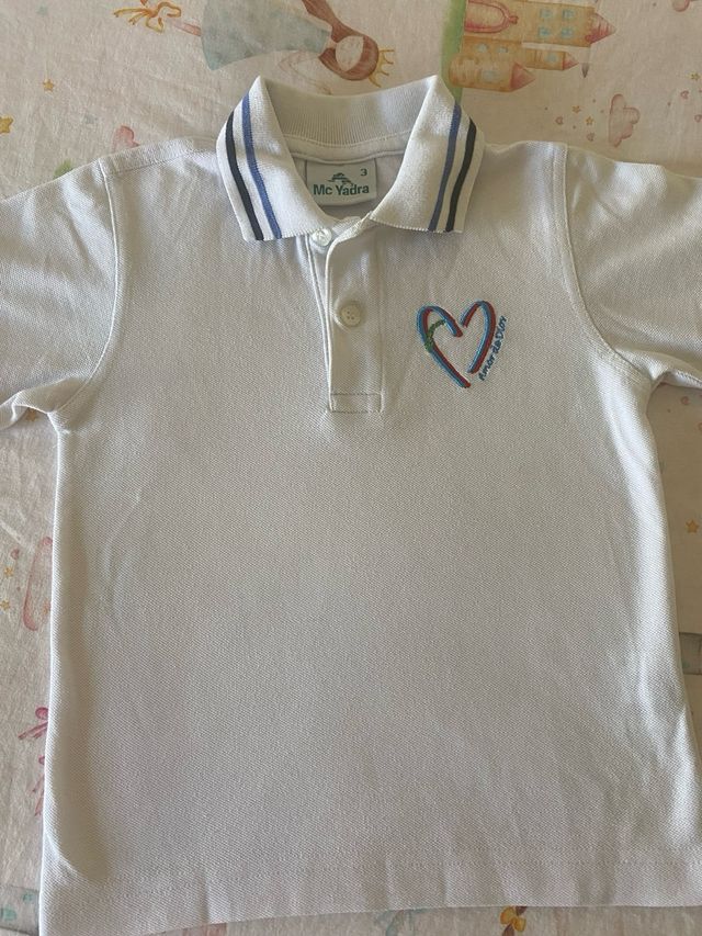 Polo blanco amor de dios