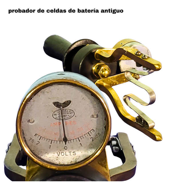 probador de celdas de batería antiguo