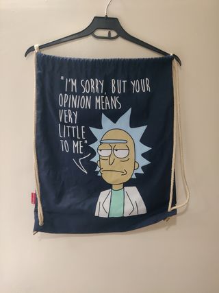Mochila tela Rick y Morty