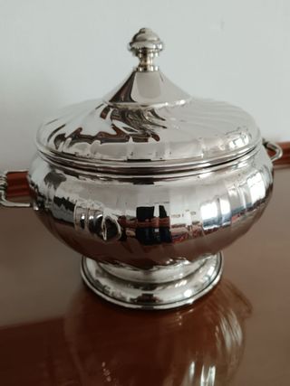 Zuppiera in Silver plated retro