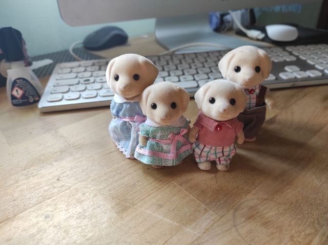 Familia de perros de sylvanian families
