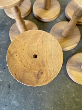 ✅ nuovo lampadario in legno massello in perfette condizioni