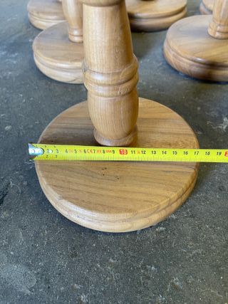 ✅ nuovo lampadario in legno massello in perfette condizioni