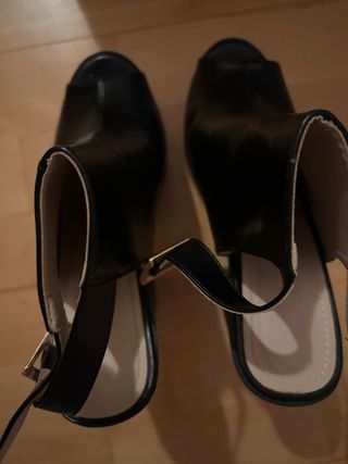 Botin negro plataforma 