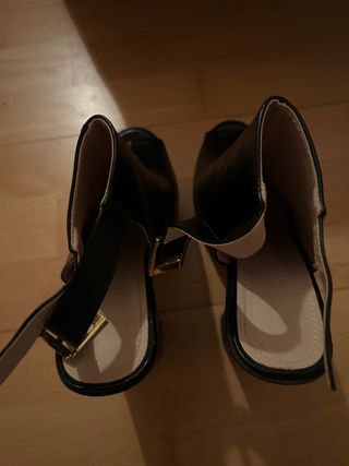 Botin negro plataforma 