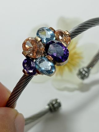 Pulsera vintage plata de ley 925.