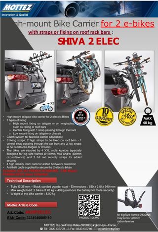 Porta bicicletas modelo Mottez A029P2ELEC