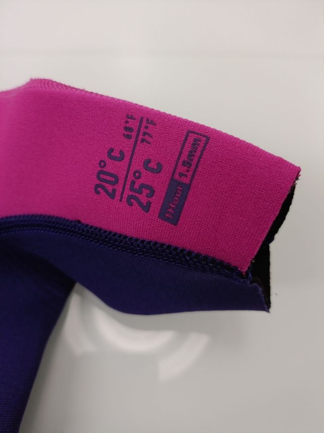 Neopreno niña natación