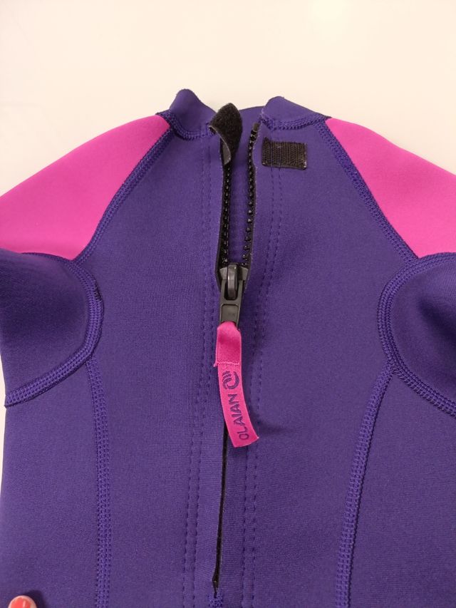 Neopreno niña natación