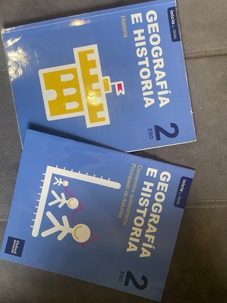 Libro y cuadernillo geografia e historia 2 ESO
