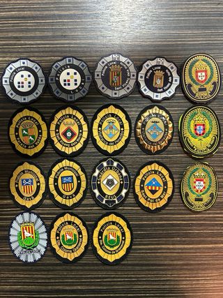 Parches de pecho Policia Cataluña y España
