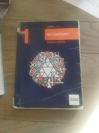 Libro Matemáticas 1 bachillerato 