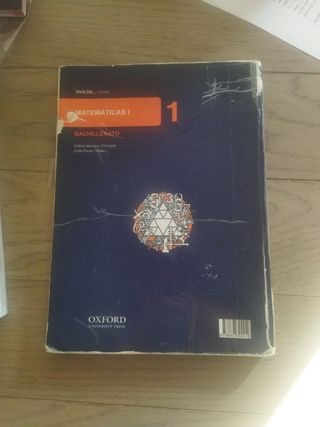 Libro Matemáticas 1 bachillerato 