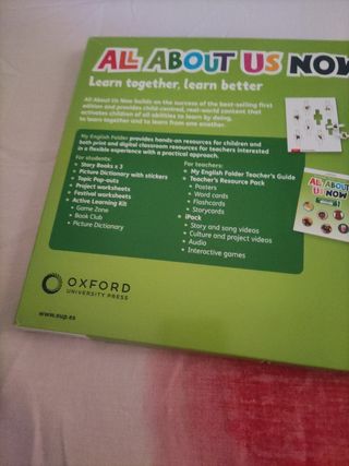 All About us now 1° primaria. Oxford