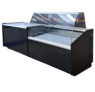 VITRINA EXPOSITORA CON MESA MOSTRADOR