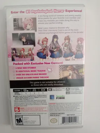 ☠️ Doki Doki Literature Club Plus! per Nintendo Switch Lite OLED e Nintendo Switch 2