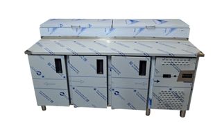BAJO MOSTRADOR PREPARACION DE ALIMENTOS ACERO INOX