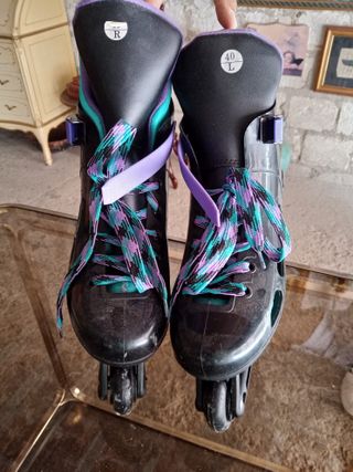 pattini in linea a 4 rotelle misura 50