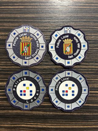 Parches policia Cataluña