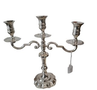 Nuovi 2 candelieri argento sheffield sterling 
