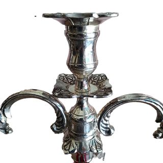 Nuovi 2 candelieri argento sheffield sterling 