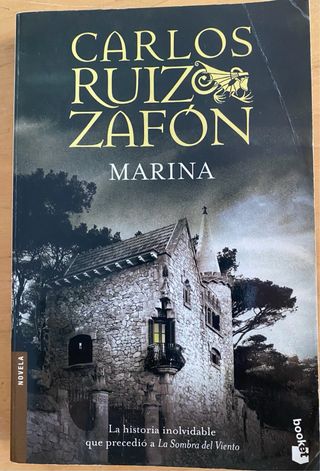 Libro Lectura. Marina. Carlos Riiz Zafón.