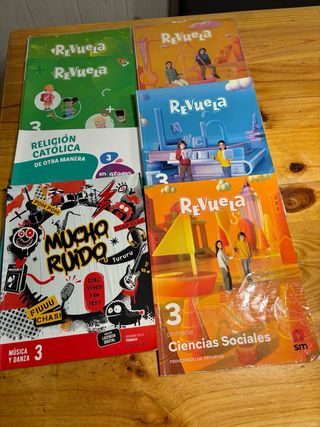 Libros tercero de primaria  y cuarto de primaria 
