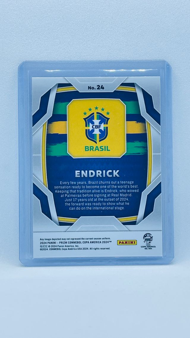 Endrick - Brasil - rookie card - Panini Prizm Copa
