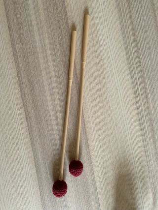 Baquetas de percusión, material escolar 