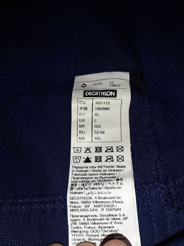 Pantaloncino  uomo blu tg Xl