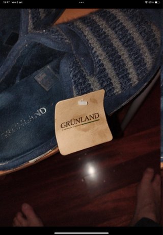 Pantofole grunland blu
