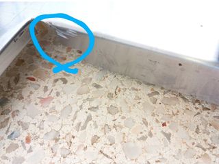 Vendo marco para microondas acero inox