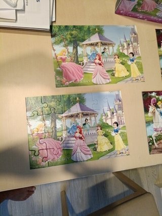 Pack 2 Puzzles Disney Princesas