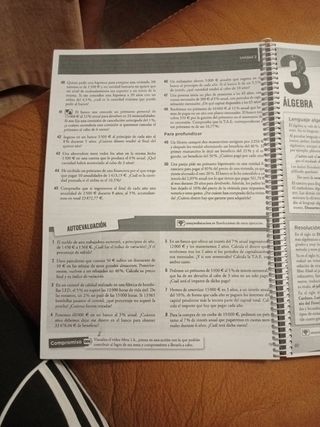 Matemáticas aplicadas 1 bachillerato